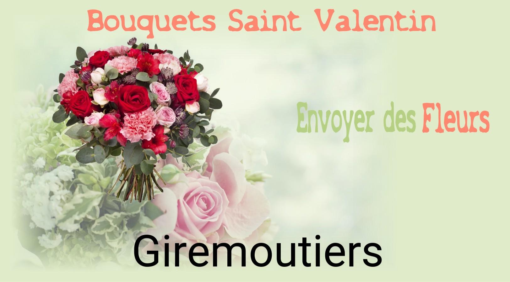 Roses de Saint-Valentin livrées à Giremoutiers